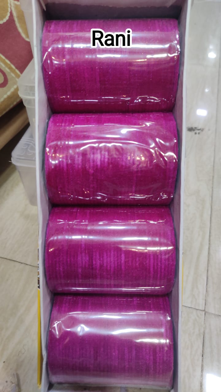 Pink Kailash Bangle Plain Set